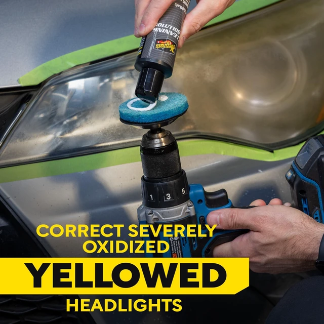 Alt view image 5 of 5 - Meguiar's Quik Solutions Heavy Duty Headlight Kit