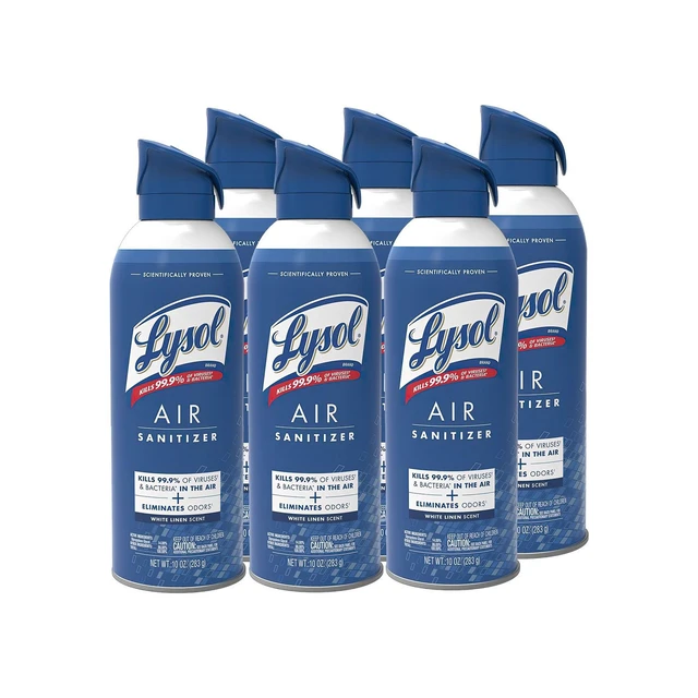 Main image of Air Sanitizer Spray White Linen Scent 10 oz Aerosol Spray 1920099351
