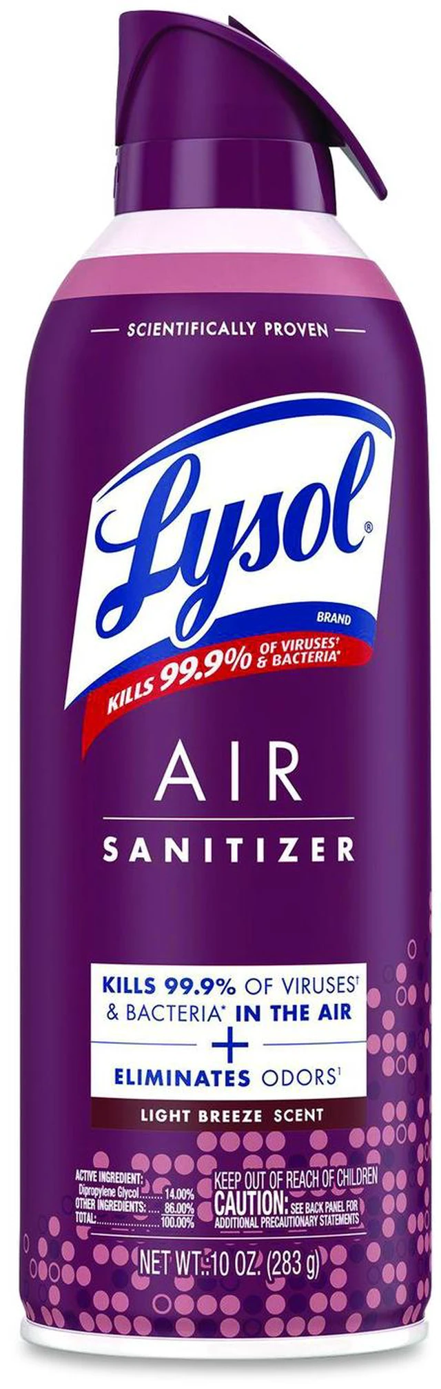 Main image of Air Sanitizer Spray Light Breeze Scent 10 oz Aerosol Spray 1920099394