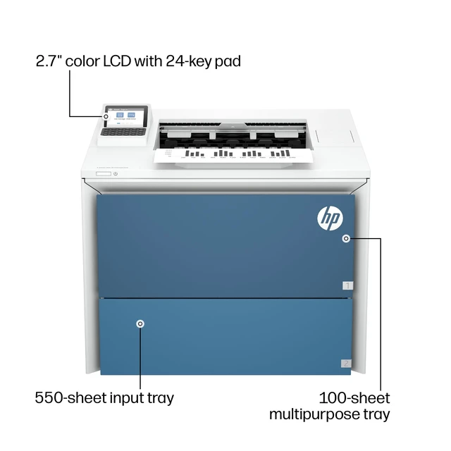 Alt view image 4 of 7 - HP LaserJet Enterprise 6500n Wired Laser Printer Monochrome A29ZBABGJ