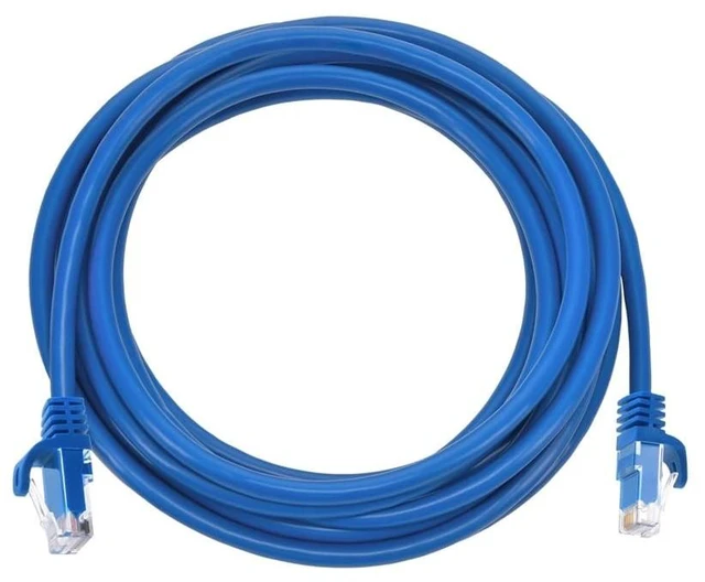 Alt view image 13 of 15 - Monoprice Flexboot Cat5e Ethernet Patch Cable - Network Internet Cord - RJ45, Stranded, 350Mhz, UTP, Pure Bare Copper Wire, 24AWG, 14ft, Blue