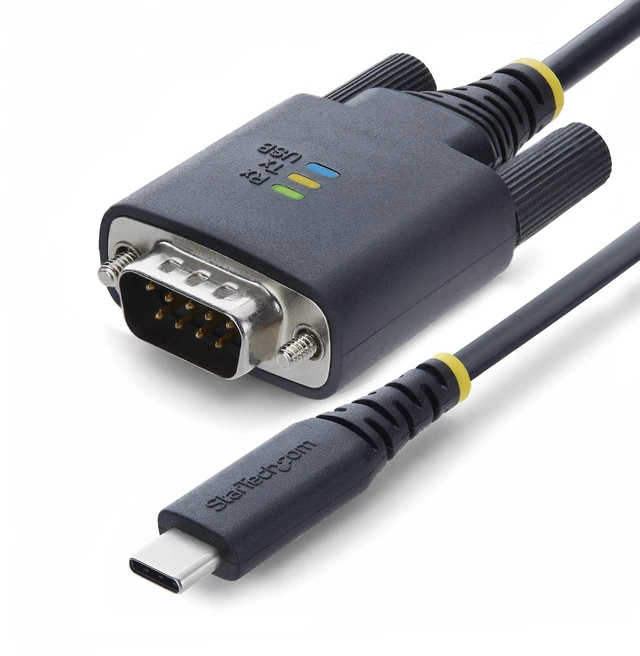 Main image of USB-C TO RS232 ADAPTER FOR SERIAL DEVICES TO USB TYPE-C HOSTS - FTDI CHIPSET SUP