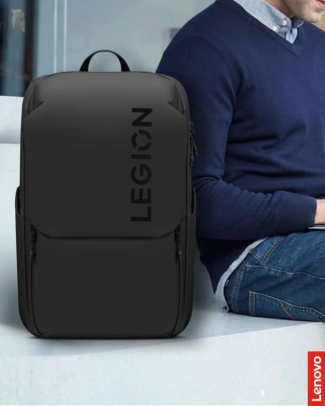 Alt view image 17 of 20 - Lenovo Legion 17" Gaming Backpack GB800 (Black), For Gaming