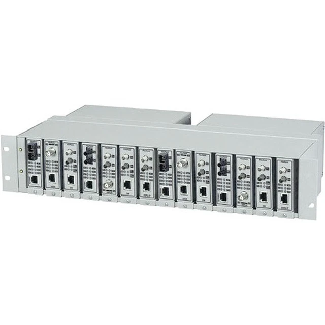 Alt view image 10 of 10 - Black Box FlexPoint 14-Slot Media Converter Chassis LMC200