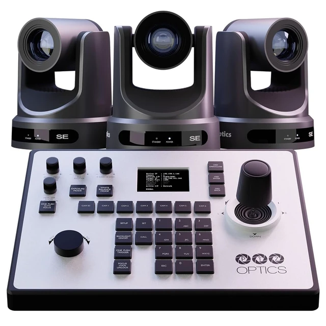 Alt view image 8 of 12 - PTZOptics Producer SE Kit w/3x Move SE 20x PTZ Camera, PT-JOY-G4 Controller