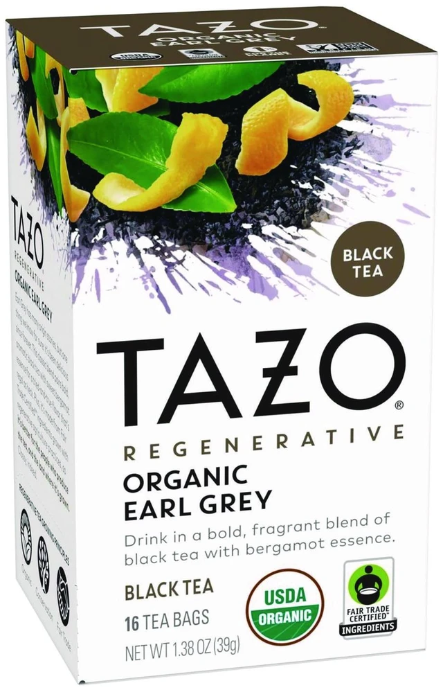 Main image of Tea Bags Organic Earl Grey 16/Box 6 Boxes/Carton 10794522003522