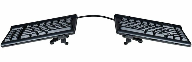 Main image of Kinesis Freestyle2 Keyboard for PC 9in Cable w/ V3 Accessory Installed KB830PBUS