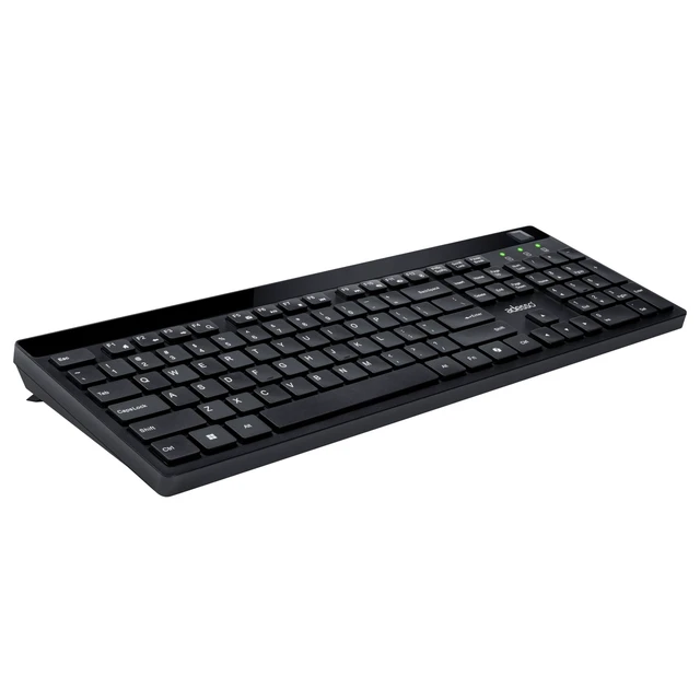 Alt view image 19 of 20 - Adesso WKB-1400FB Wireless Keyboard with Built-in Fingerprint Reader, 2.4GHz Full Size 104-Key Low Profile Keyboard, AES 256-Bit Encrypted, Windows Hello Compatible for Windows 10 11