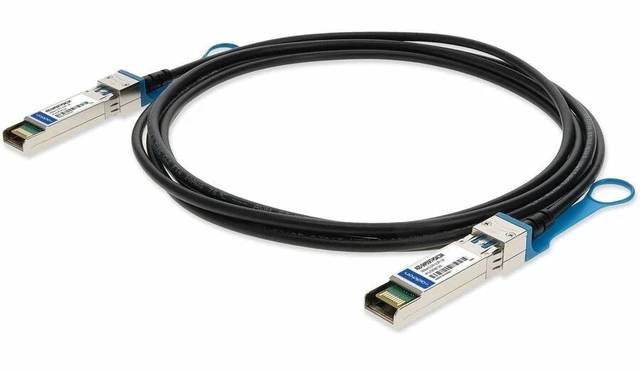 Main image of AddOn HP J9281D to Fortinet FN-CABLE-SFP+1 Compatible TAA 10GBase-CU SFP+ to SFP+ Direct Attach Cable Passive Twinax 1m