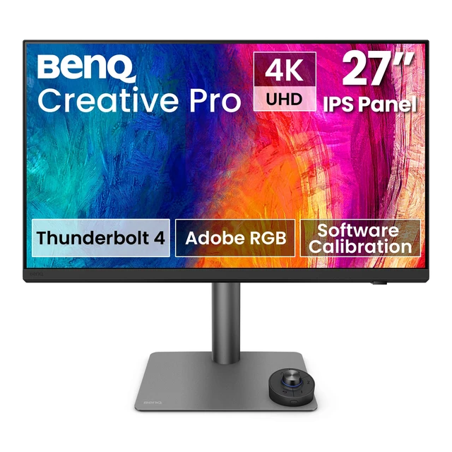 Alt view image 8 of 12 - BenQ PD2732U 27" 16:9 4K UHD Thunderbolt 4 IPS LED HDR Designer Monitor