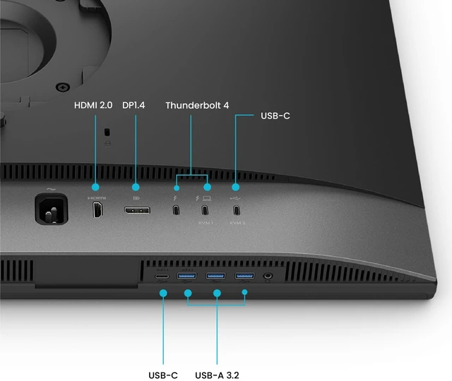 Alt view image 10 of 12 - BenQ PD2732U 27" 16:9 4K UHD Thunderbolt 4 IPS LED HDR Designer Monitor