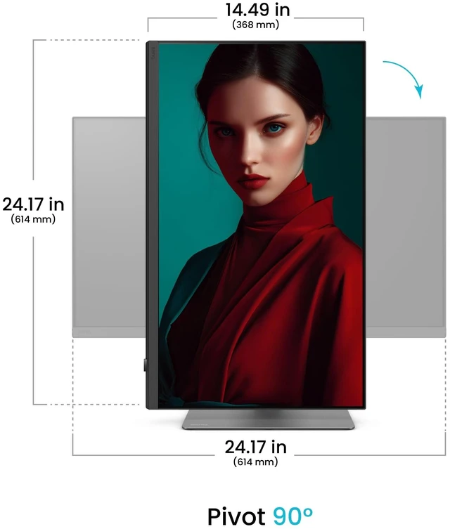 Alt view image 12 of 12 - BenQ PD2732U 27" 16:9 4K UHD Thunderbolt 4 IPS LED HDR Designer Monitor