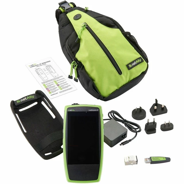 Alt view image 5 of 6 - NetAlly LinkRunner® AT 4000 Smart Network & Cable Tester Model LRAT-4000-KIT
