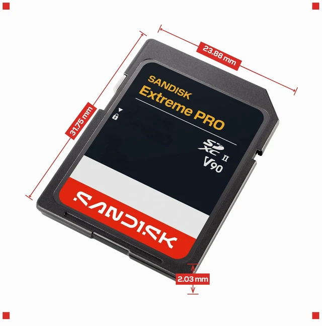 Alt view image 5 of 9 - SanDisk Extreme PRO UHS-II V90 SDXC Memory Card - 128GB - SDSDXDE-128G-GN4IN