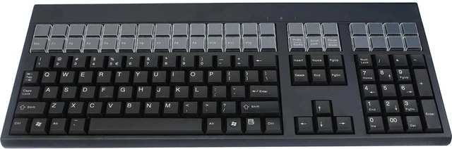 Main image of Cherry LPOS Black 17.5 USB 131 Keys IP 54 Laser Keycaps