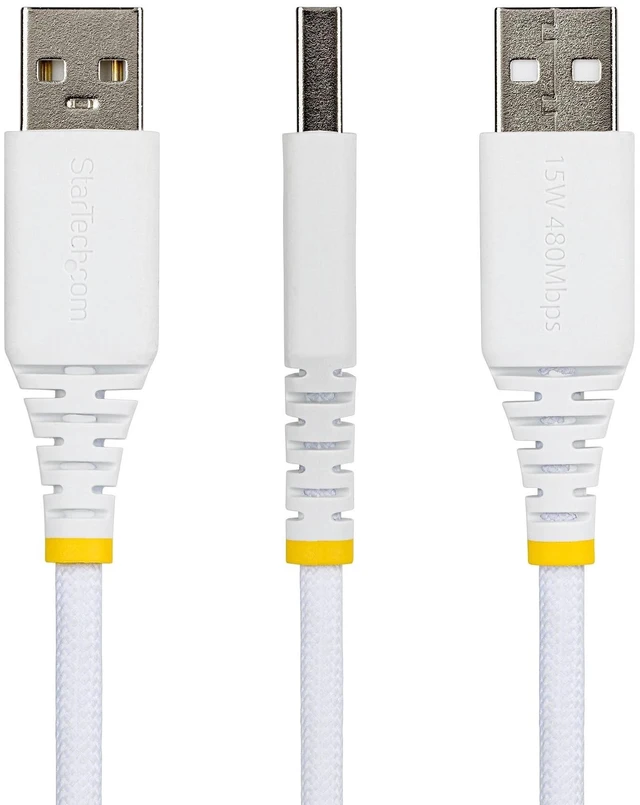 Alt view image 2 of 5 - 5-PACK 3FT USB-A TO USB-C BRAIDED USB 2.0 CHARGER CORD