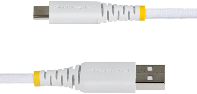Alt view image 5 of 5 - 5-PACK 3FT USB-A TO USB-C BRAIDED USB 2.0 CHARGER CORD