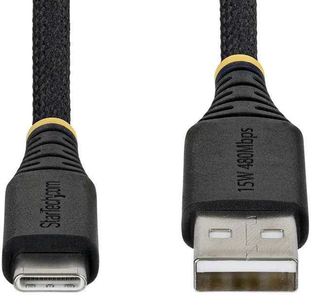 Alt view image 4 of 5 - 5-PACK 3FT USB-A TO USB-C BRAIDED USB 2.0 CHARGER CORD