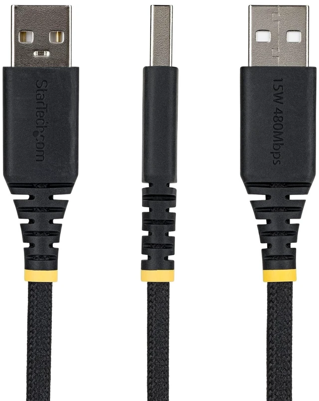 Alt view image 3 of 5 - 5-PACK 3FT USB-A TO USB-C BRAIDED USB 2.0 CHARGER CORD