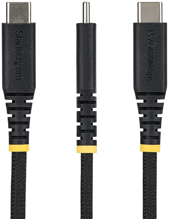 Alt view image 5 of 5 - 5-PACK 3FT USB-A TO USB-C BRAIDED USB 2.0 CHARGER CORD