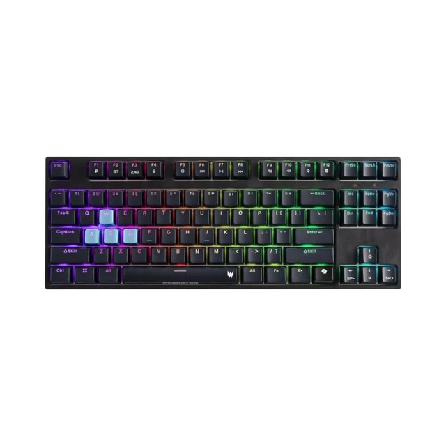 Alt view image 6 of 7 - Acer Predator Aethon 550 TKL Gaming Keyboard GP.KBD11.058
