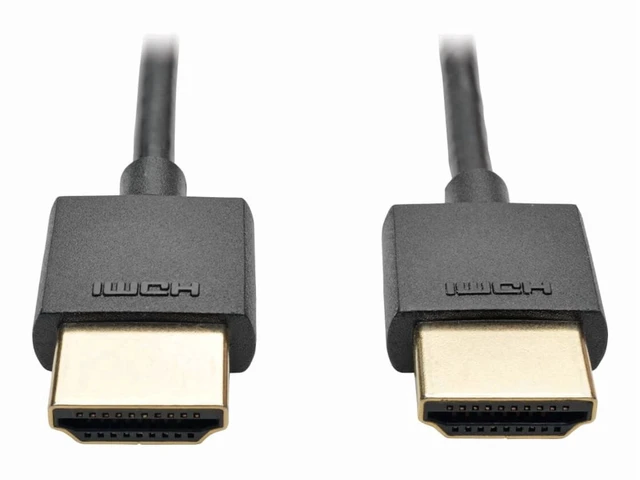 Alt view image 5 of 5 - Tripp Lite Slim High-Speed HDMI Cable with Ethernet and Digital Video with Audio