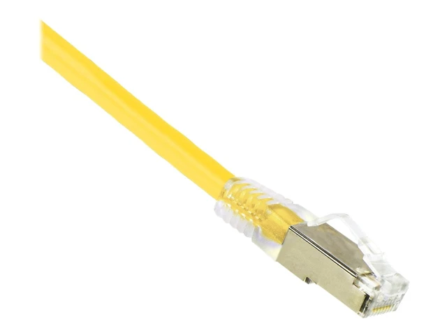 Alt view image 2 of 2 - 7FT YELLOW BOOTED CAT6A STP PATCH CABLE