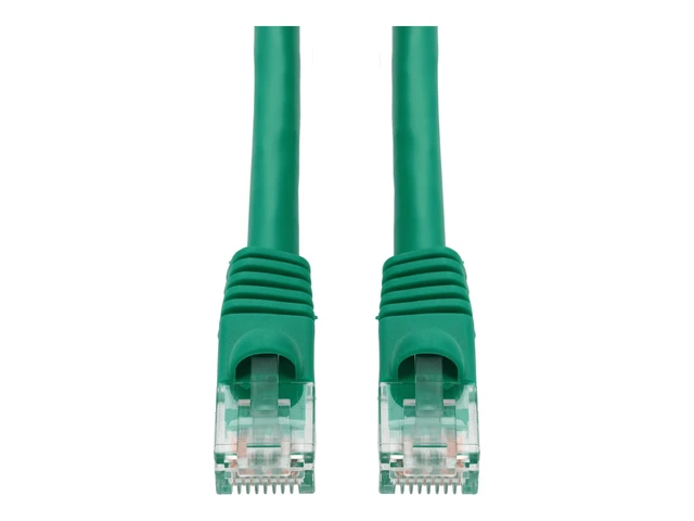 Alt view image 2 of 2 - AddOn 3ft Green CAT6A PVC Ethernet Cable Snagless Bubble Boot RJ-45 M/M CAT 6A