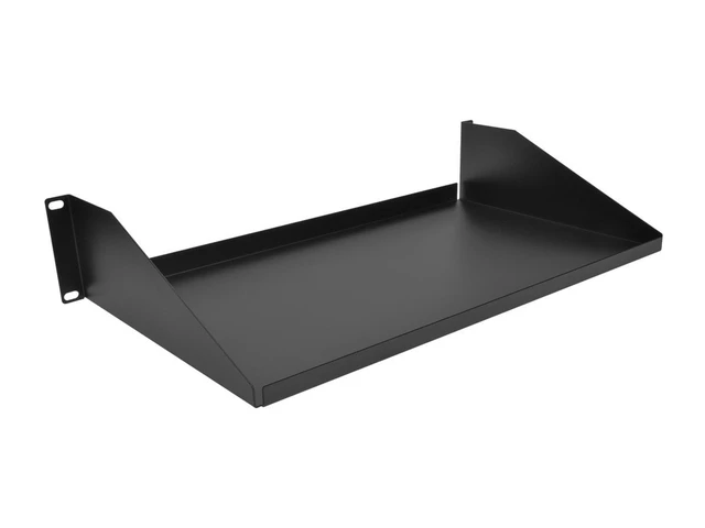 Alt view image 12 of 12 - Monoprice Single Sided Shelf, 3.5"(H) x 10"(D) x 19"(W), 30 lbs