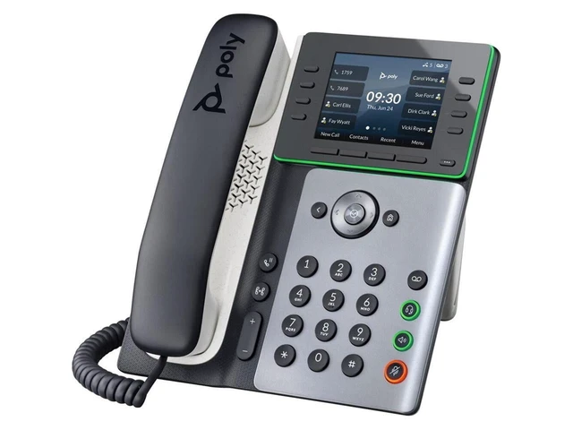 Alt view image 7 of 7 - Poly Edge E320 IP Phone Corded Bluetooth Desktop Wall Mountable Black 89B52AA