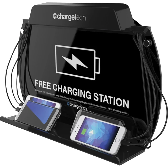 Alt view image 2 of 2 - ChargeTech WM9 Wall-Mount Charging Station CT-300061
