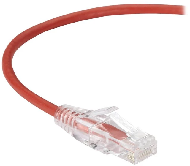 Alt view image 4 of 4 - Black Box 4ft Cat.6a Snagless UTP Network Patch Cable Red C6APC28RD04