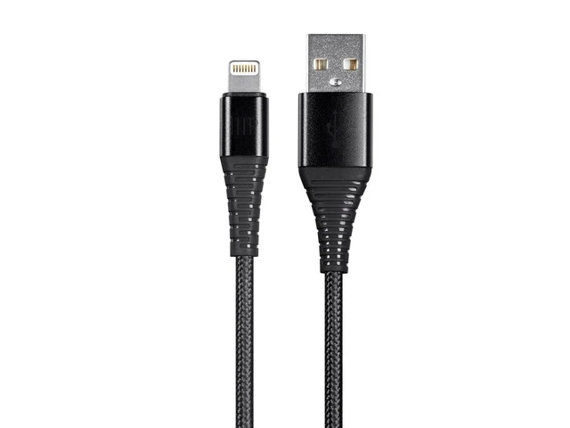 Alt view image 13 of 13 - Monoprice AtlasFlex Series Durable MFi Certified Lightning to USB Type-A Charge & Sync Nylon-Braid