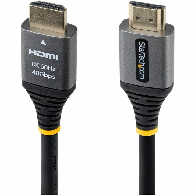 Alt view image 6 of 6 - StarTech 3ft 91cm Certified Ultra High Speed HDMI Cable 8K 60Hz/4K 120Hz HDMI 2.1 Cable with HDR10+ / eARC 48Gbps 8K HDMI Cord HDMM21V3F
