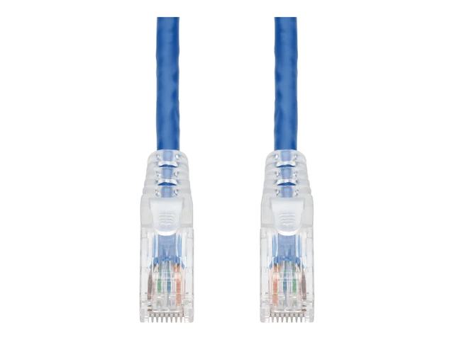 Alt view image 2 of 2 - AddOn 7ft Blue CAT6 PVC Ethernet Cable Snagless Easy Clear Boot TAA RJ-45 M/M CAT 6