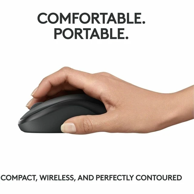 Alt view image 6 of 7 - Logitech M240 TAA Compliant Wireless Mouse 910008122