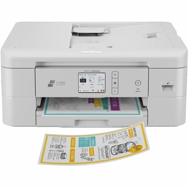 Main image of Brother MFC-J1800DW Wireless Inkjet Multifunction Printer Color MFCJ1800DW