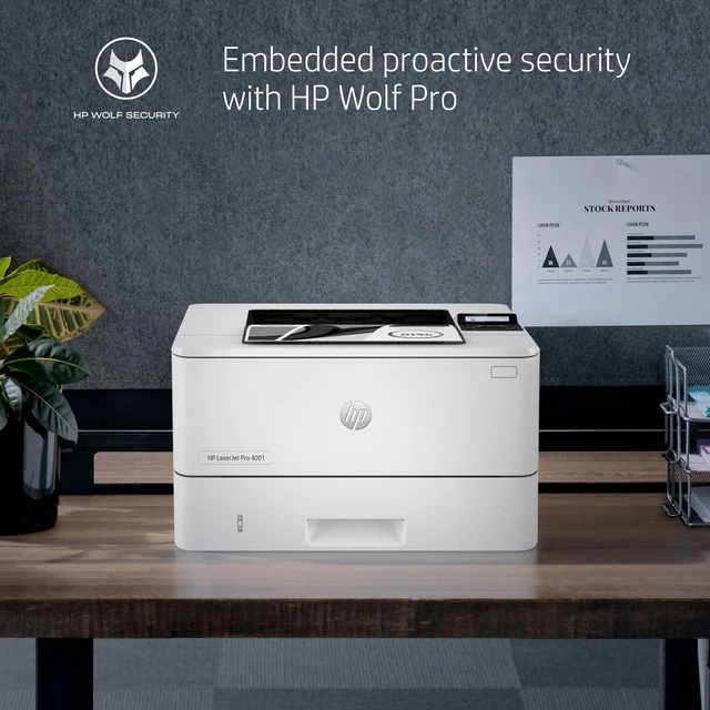 Alt view image 7 of 7 - HP LaserJet Pro 4001dn Desktop Wired Laser Printer Monochrome