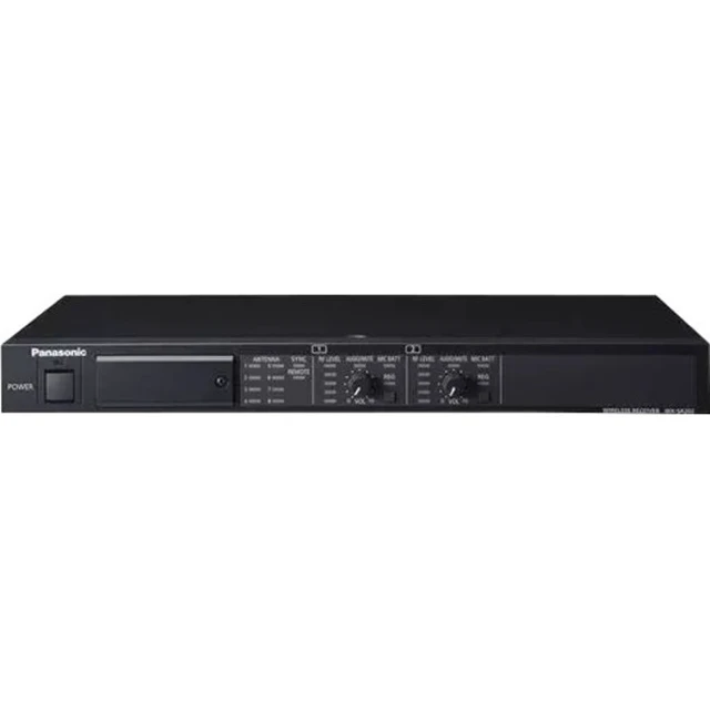 Alt view image 6 of 6 - Panasonic WX-SR202 Wireless Receiver - 1.92 GHz to 1.93 GHz Operating Frequency - 50 Hz to 15 kHz Frequency Response - 150 ft Operating Range