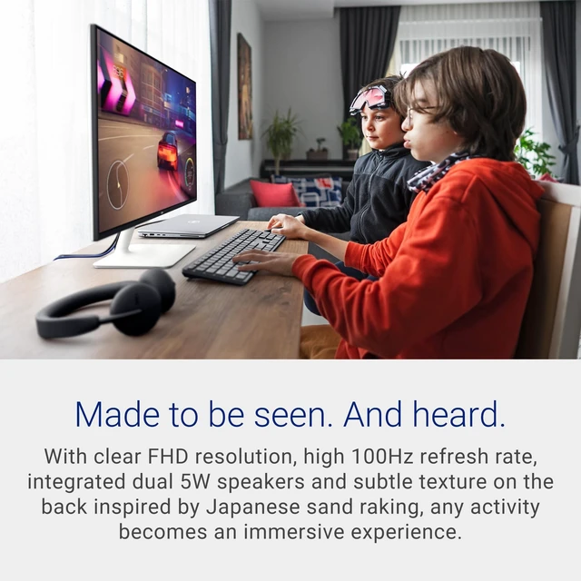 Alt view image 8 of 11 - Dell 24 Monitor - S2425H, FHD, 100 Hz, Tilt Adjustability, IPS