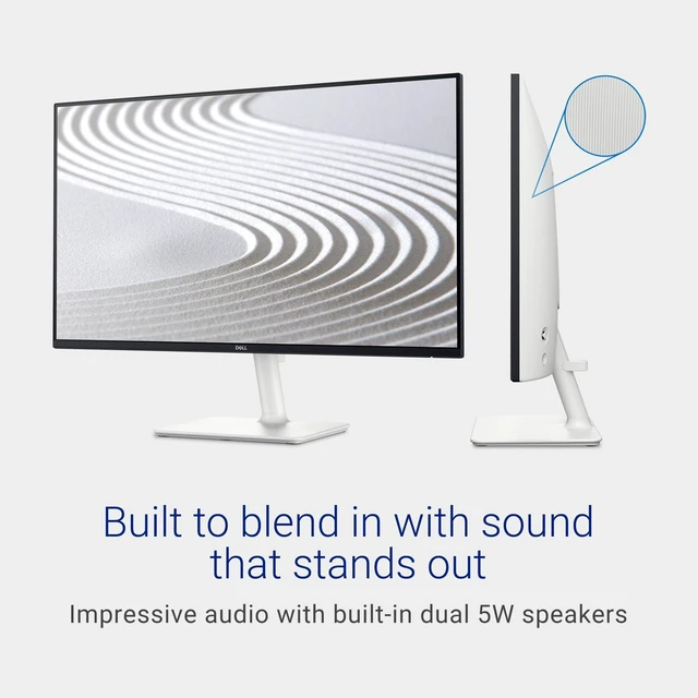 Alt view image 9 of 11 - Dell 24 Monitor - S2425H, FHD, 100 Hz, Tilt Adjustability, IPS