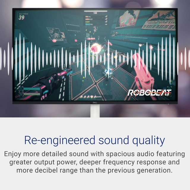 Alt view image 10 of 11 - Dell 24 Monitor - S2425H, FHD, 100 Hz, Tilt Adjustability, IPS