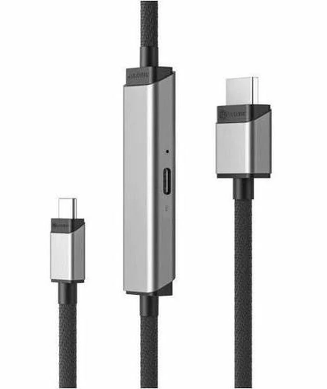 Main image of ALOGIC Ultra USB-C to HDMI with 100W PD Cable Male to Male 2m ULCHDPD02SGR