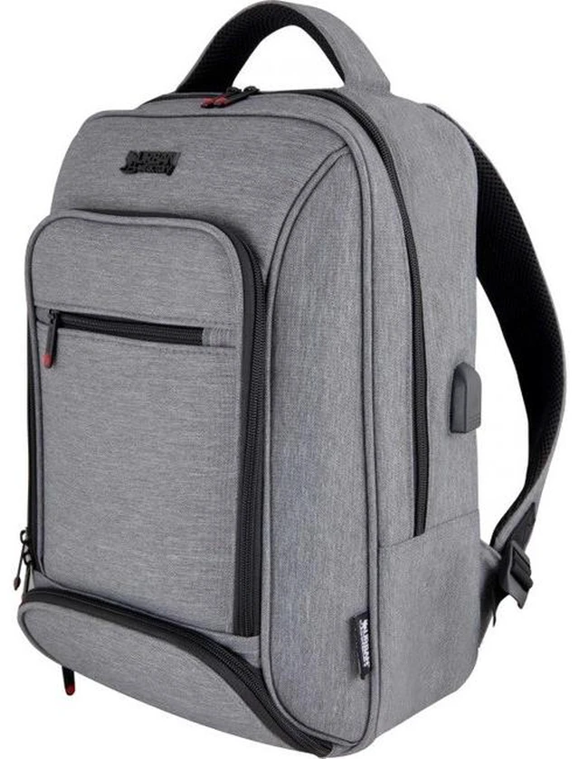 Main image of Urban Factory MIXEE MCE15UF Carrying Case Backpack for 15.6" Notebook Tablet Document Accessories Power Supply Power Bank Smartphone AC Adapter Gray Black