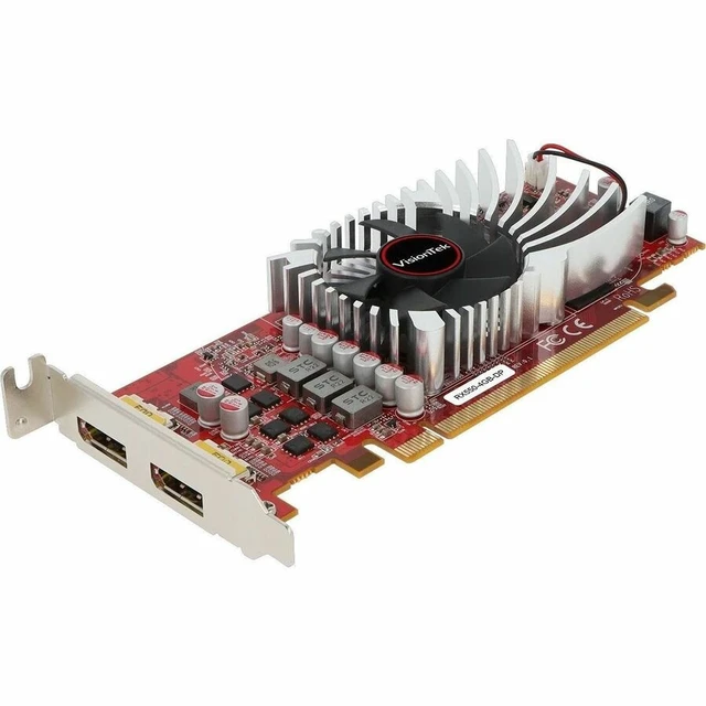 Alt view image 6 of 10 - VisionTek AMD Radeon RX 550 Graphic Card - 4 GB GDDR5 - 3840 x 2160 - 1.07 GHz Core - PCI Express 3.0 x8 - DisplayPort - 2 x DisplayPort - Fan Cooler - 3 Year Warranty