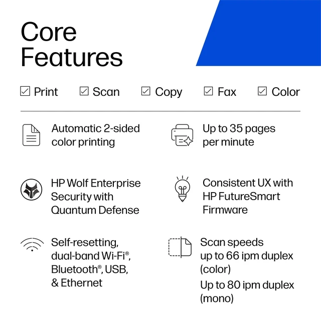 Alt view image 2 of 7 - HP Color LaserJet Pro MFP 4801fw AIO Multifunction Wireless Printer 67Q06A#BGJ