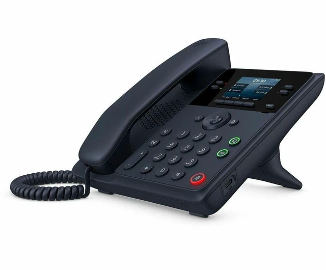 Main image of Poly Edge V250 IP Phone Corded Corded/Cordless Bluetooth Wi-Fi NFC Desktop Wall Mountable Stand Mountable Midnight Blue