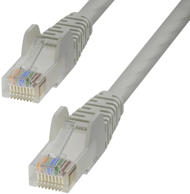 Main image of StarTech 100ft Gray Cat6 Ethernet Cable Snagless RJ45 UTP 24AWG Bare Copper Wire Network Patch Cord