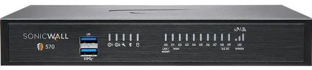 Alt view image 5 of 10 - SonicWall TZ570W Wireless Firewall (Gen 7) w/ Secure Upgrade Plus (3-Year Advanced Protection Security Suite) and 1 Year CSE | 03-SSC-3023