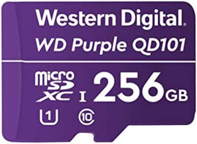 Alt view image 5 of 20 - WD Purple WDD256G1P0C 256 GB Class 10/UHS-I U1 microSDXC